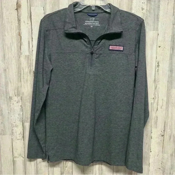 Vineyard Vines Edgartown Shep Shirt Women's X-Small 1/4 Zip Pullover - Picture 2 of 5